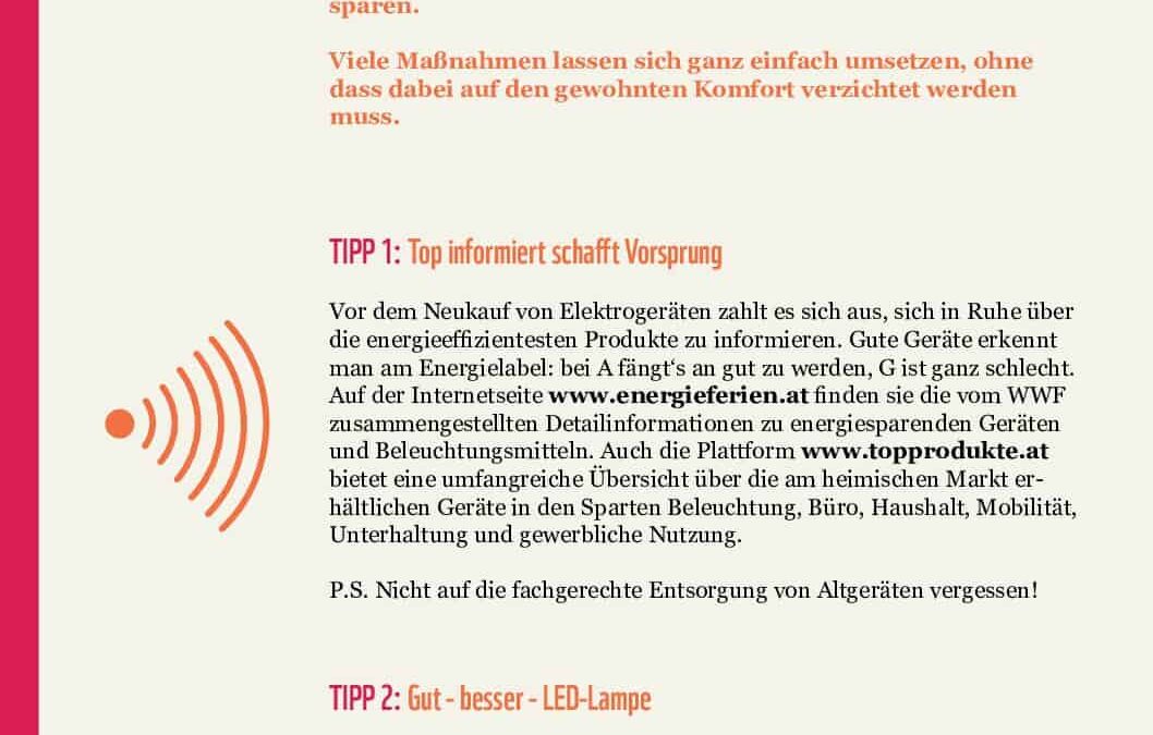 13 Energierspatipps für die ganze Familie
