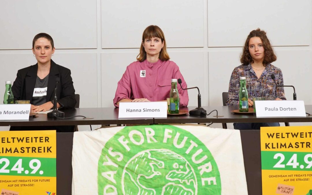 Pressekonferenz zum Klimastreik © Tamara Greiner/WWF(3)