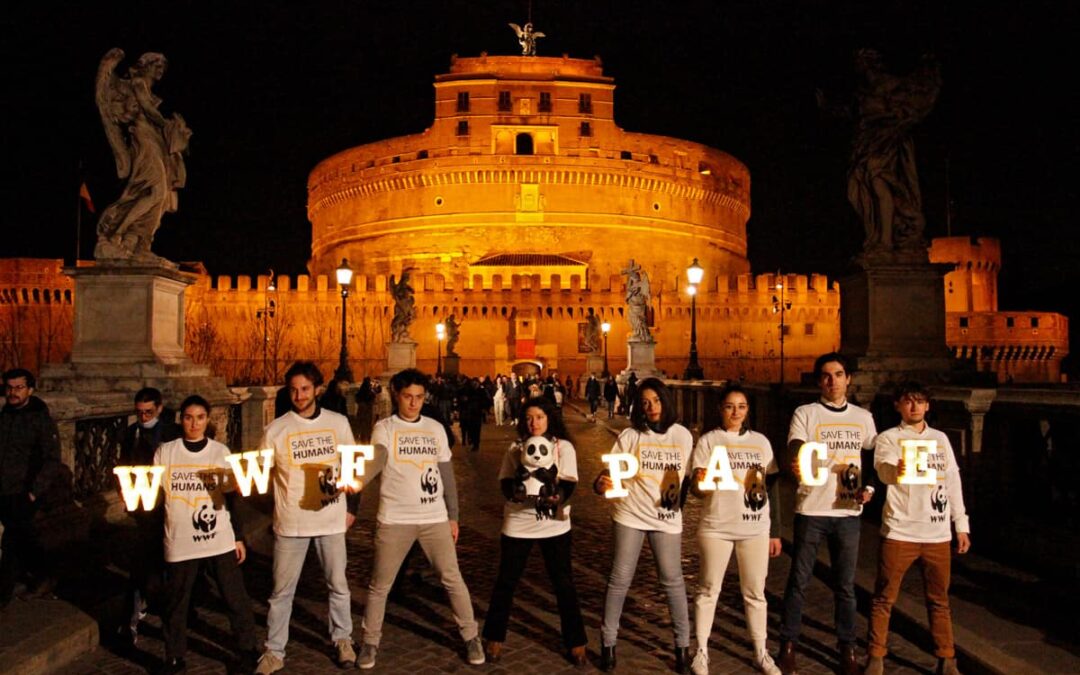Earth Hour 2022 Italien: Rom – Castel Sant’Angelo / Engelsburg
