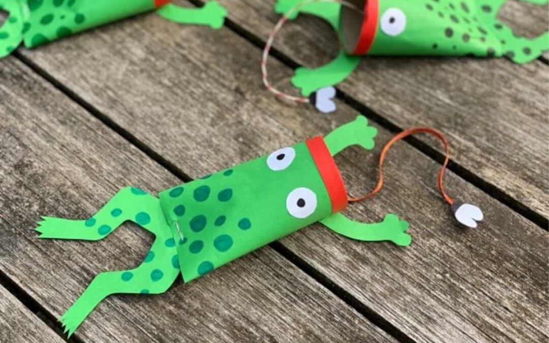 Lustiges Froschspiel: Wer ist der flinkste Fliegenfänger?
