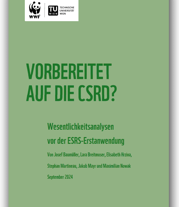 WWF und TU Wien Studie: Vorbereitet auf die CSRD?