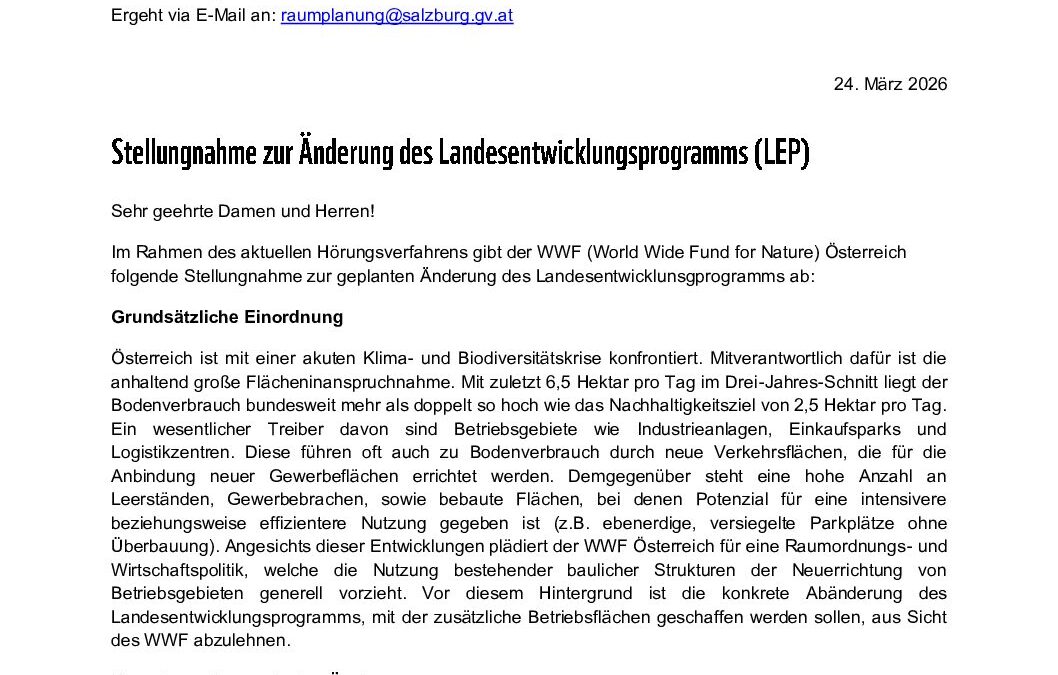 WWF-Stellungnahme_Aenderung_LEP_Salzburg