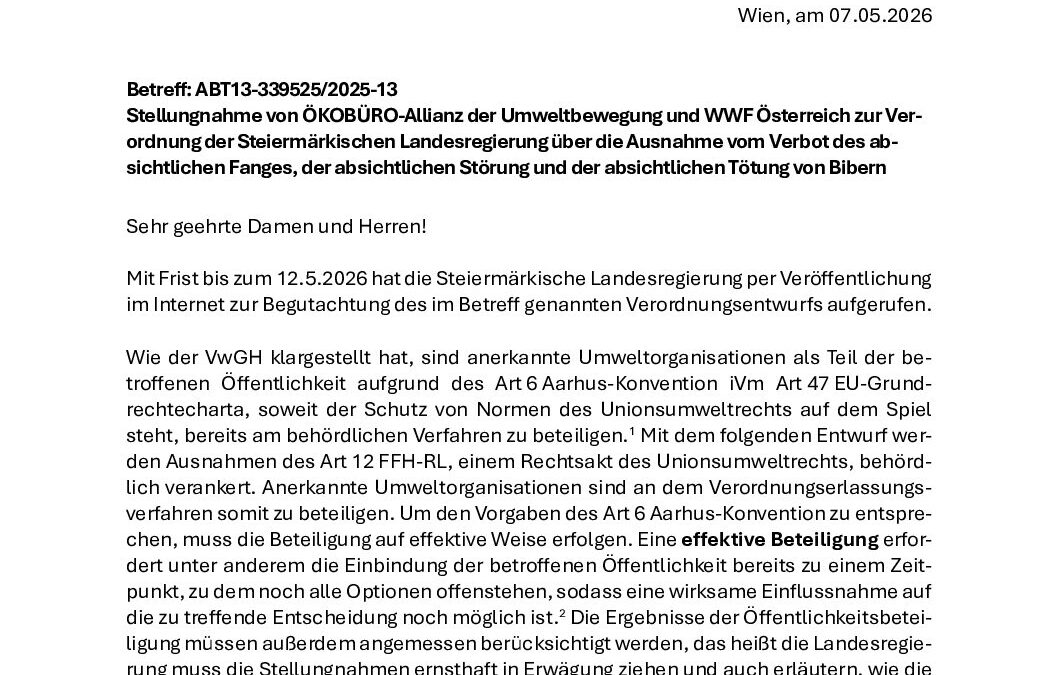 ÖB_WWF_Stellungnahme_BiberVO_Stmk_2026