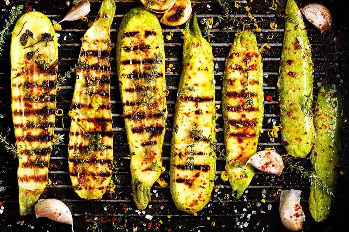 Zucchini vom Grill