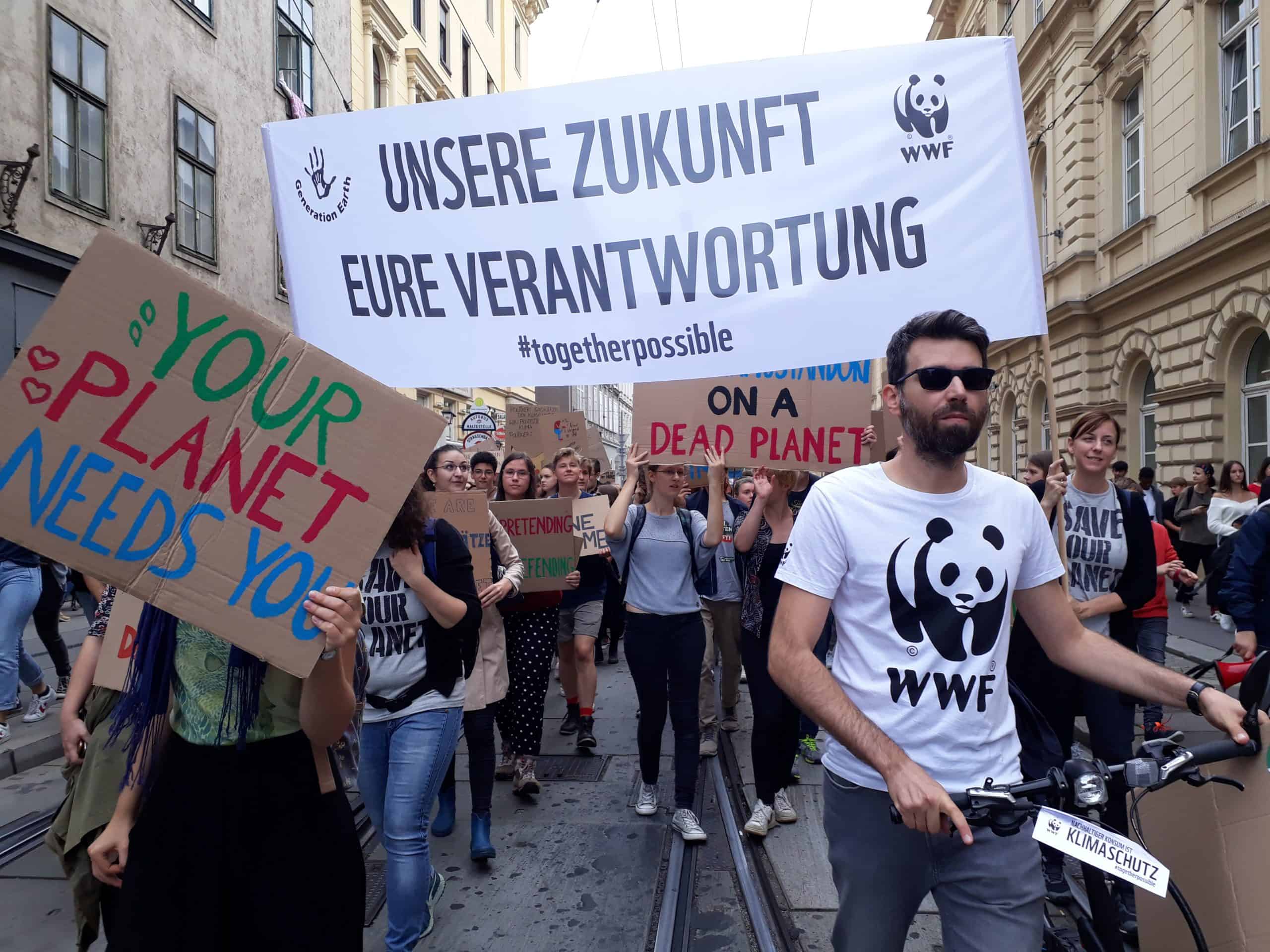 Der WWF auf der Klimademo