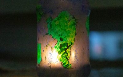 Basteltipp für die Earth Hour: Die Erde im Marmeladenglas