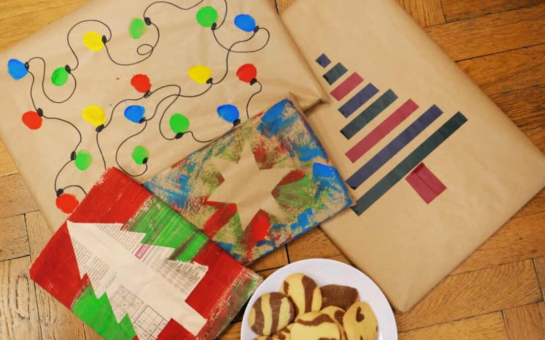 Geschenkpapier einfach selbst gemacht