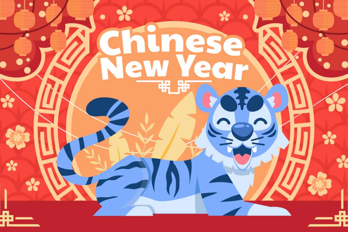 Chinesisches Jahr des Tigers © vecteezy.com Chinesisches Jahr des Tigers