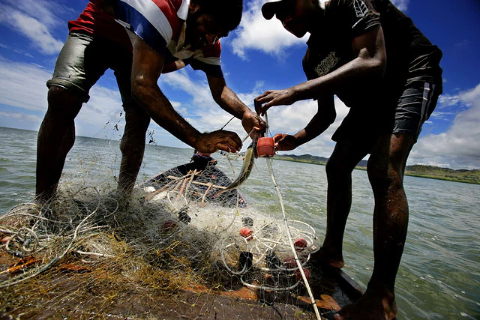 Fischer auf Fiji