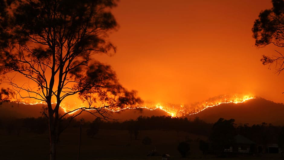 Buschfeuer in Bowraville Australien 2020 grosses-buschfeuer-in-australien