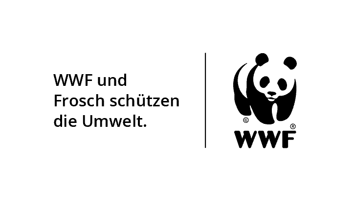 Frosch und WWF schützen die Umwelt Logo (c) WWF Frosch und WWF schützen die Umwelt Logo