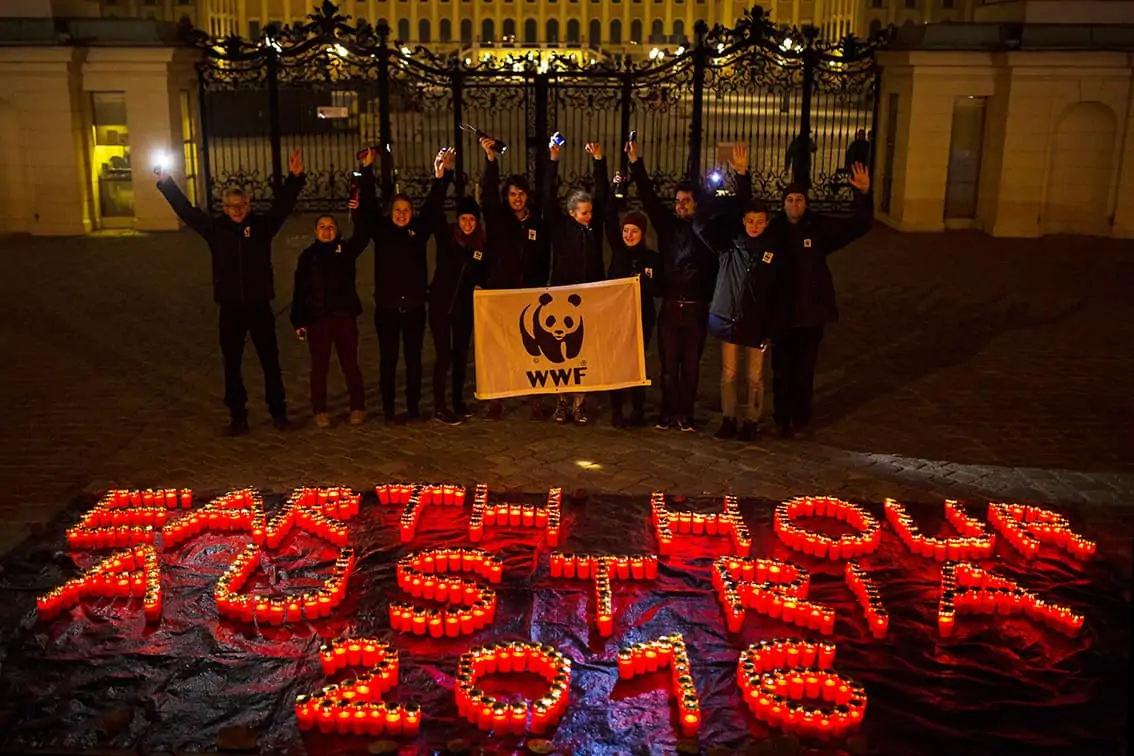 Earth Hour 2016: Schloss Schönbrunn, Wien, © by WWF / David Prokop Earth Hour 2016: Schloss Schönbrunn, Wien, © by WWF / David Prokop