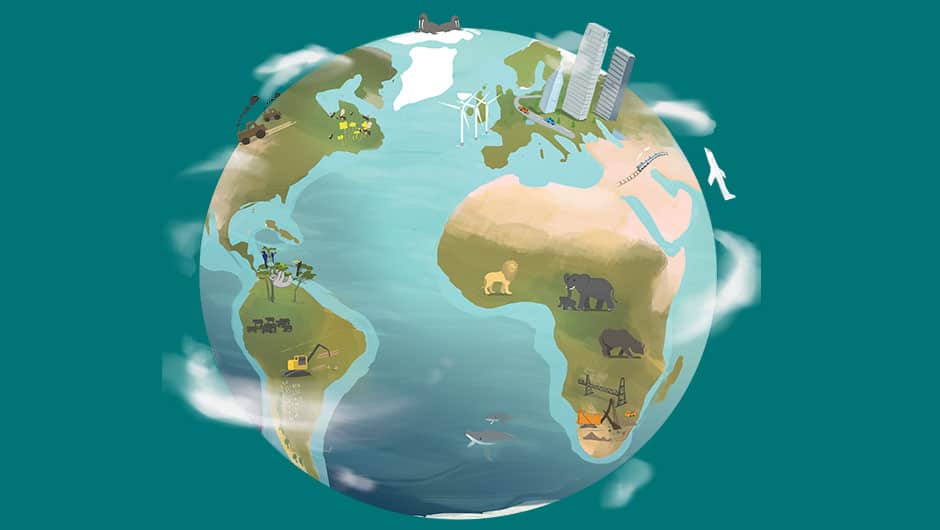 Es gibt genug Natur für alle auf der Welt – wenn wir sorgsam mit ihr umgehen naturzerstoerung-natur-grafik-erde