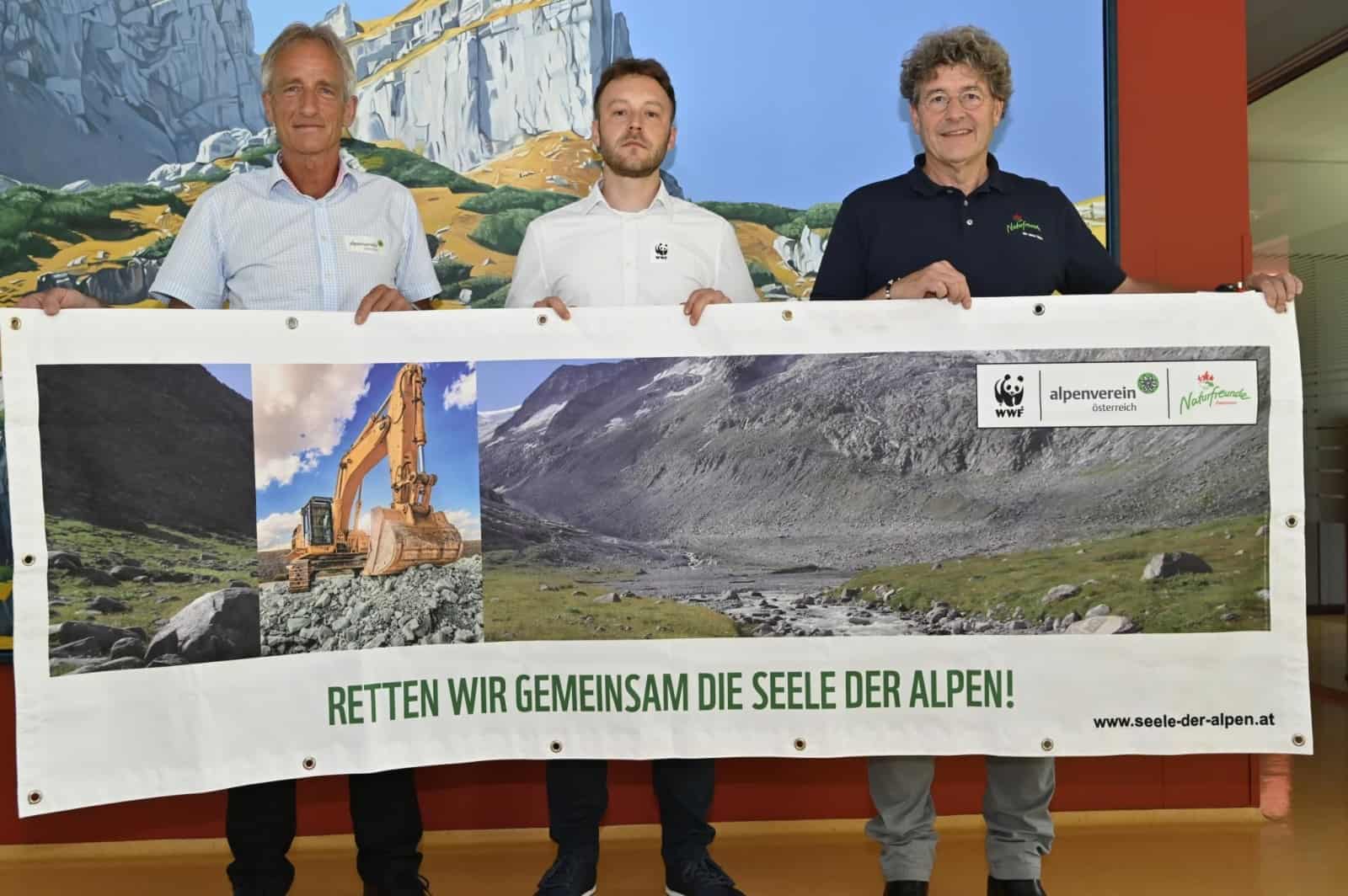 Pressekonferenz zur Gletschererschließung Pitztal Ötztal