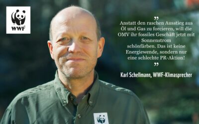 OMV-Spatenstich: WWF kritisiert Schönfärben der Öl- und Gasproduktion