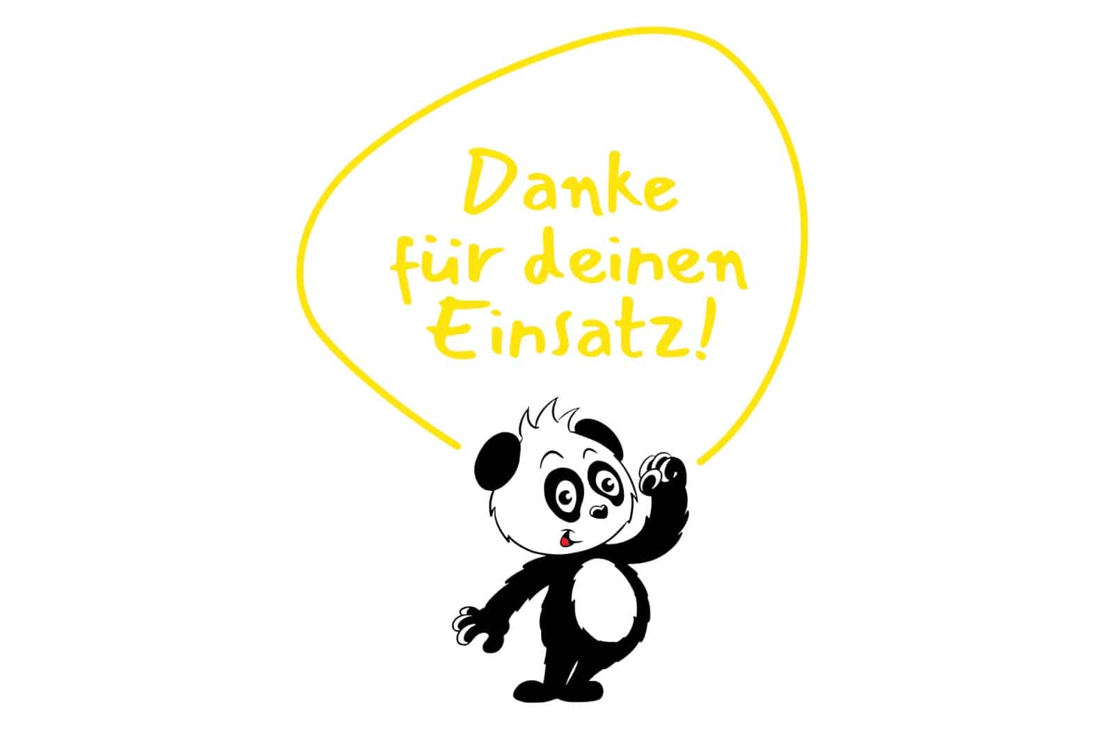 Pia sagt danke, © by WWF TEAM PANDA Pia sagt danke, © by WWF TEAM PANDA