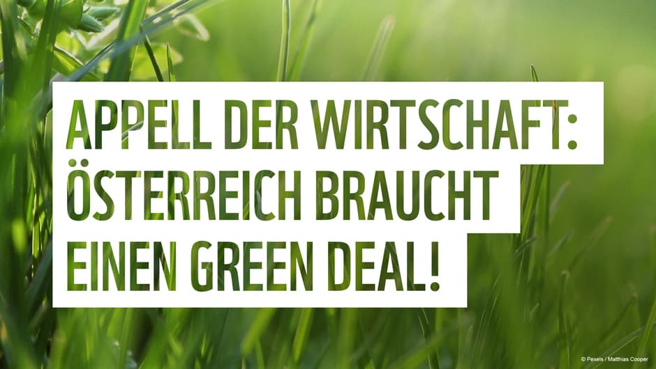 245 Unternehmen fordern „österreichischen Green Deal“