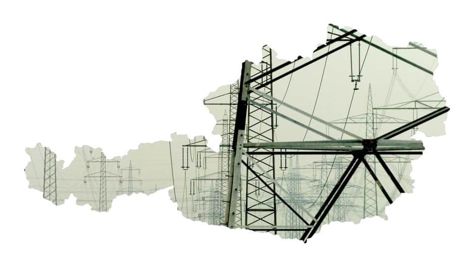 Strommasten in Österreich