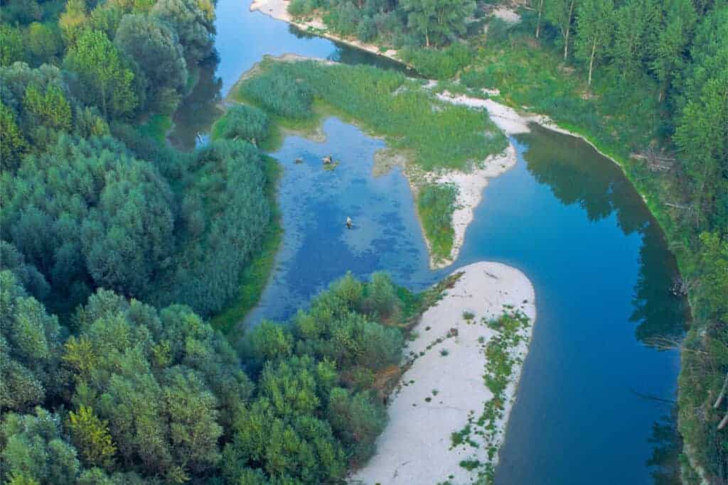 Donauauen-Flugaufnahme © H. Momen/ 4nature