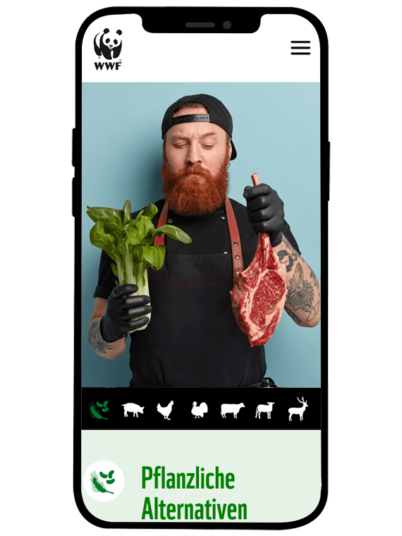 WWF Fleischratgeber im Smartphone