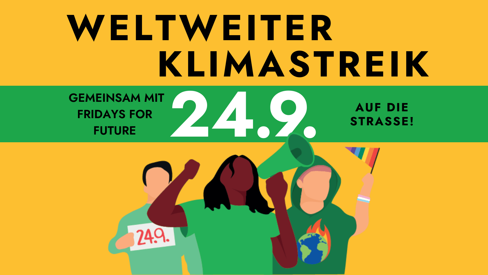 Weltweiter Klimastreik © fridaysforfuture