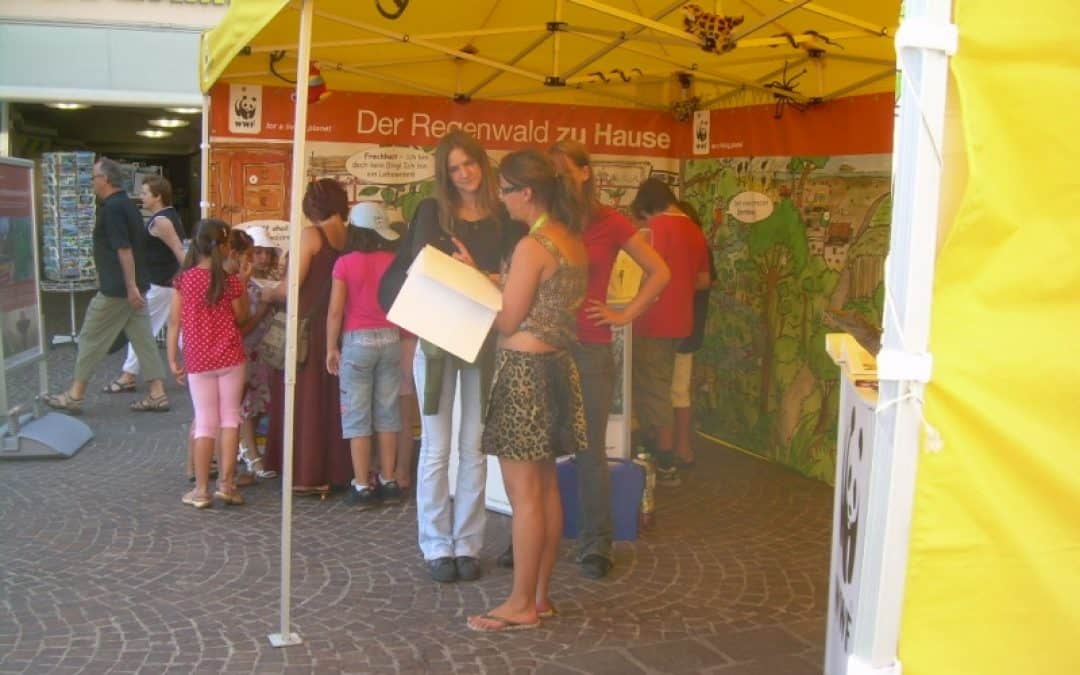 WWF-Amazonas-Regenwaldzelt wieder auf Tour