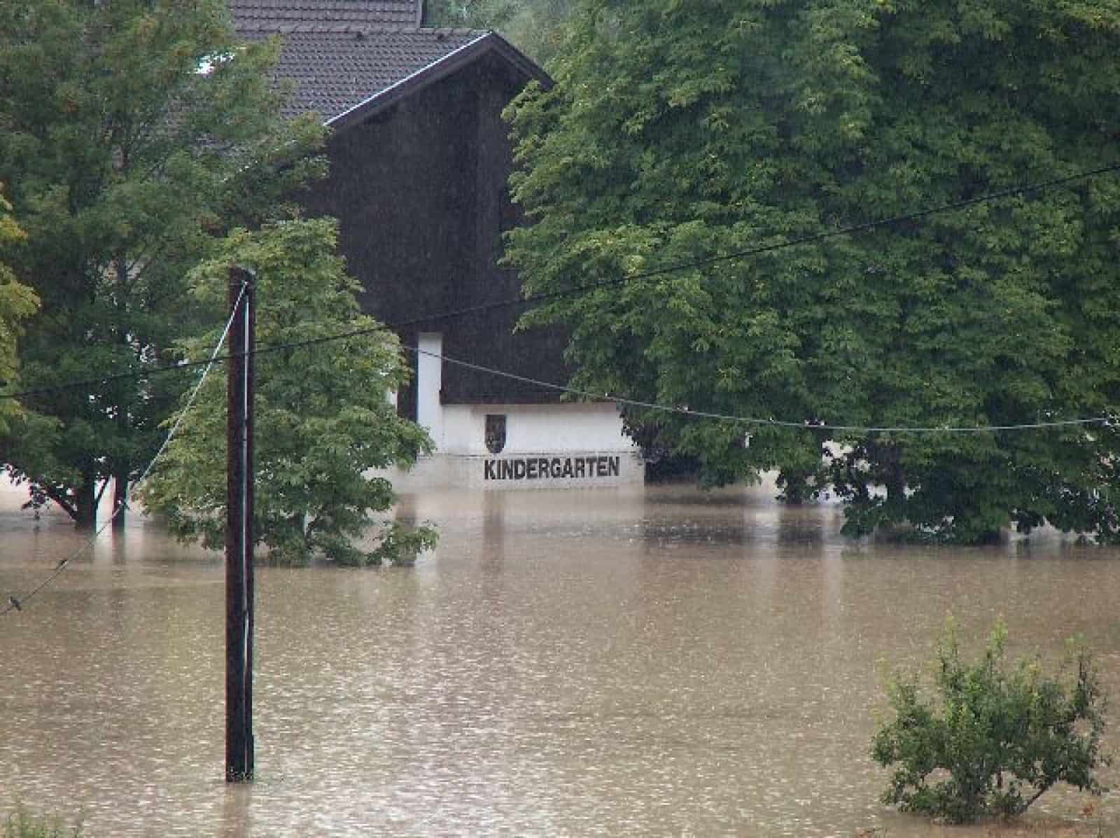 Hochwasser Pflach