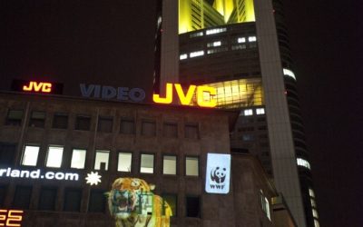 20 Meter langer Riesentiger läuft um den Wiener Ring