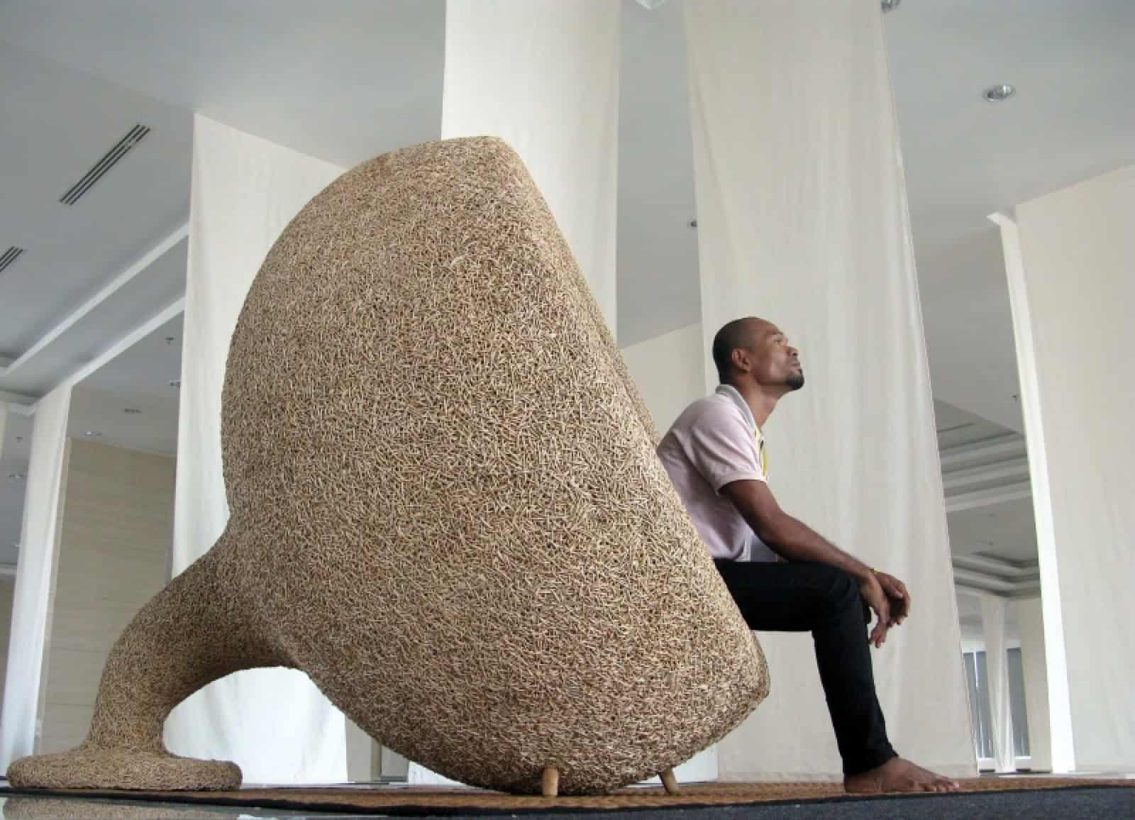 Rattan-Stilmöbel: Lounge Chair, © by WWF/Brolund Rattan-Stilmöbel: Lounge Chair, © by WWF/Brolund