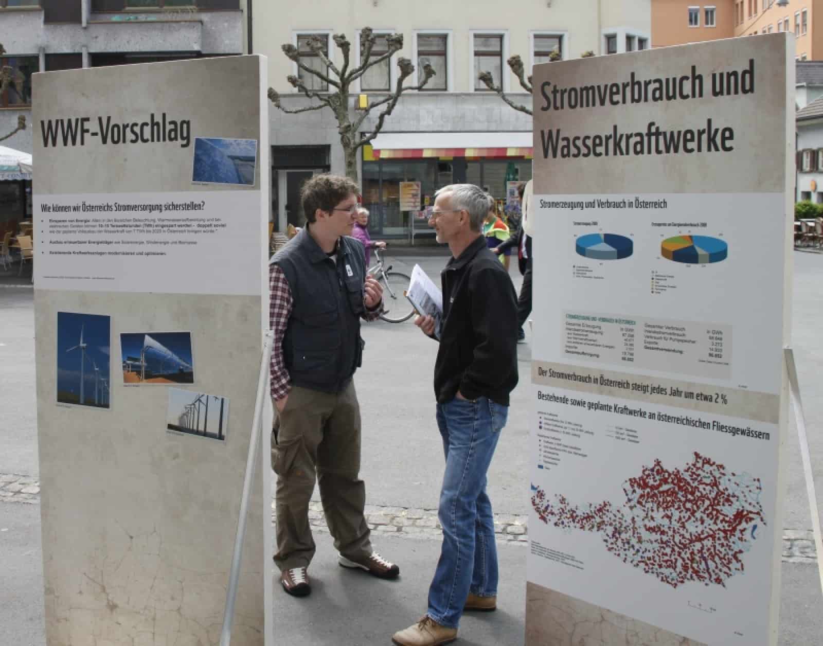 Wanderausstellung: Mythos Wasserkraft, © by WWF Wanderausstellung: Mythos Wasserkraft, © by WWF