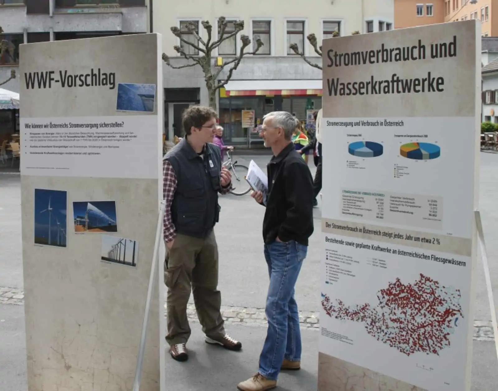Wanderausstellung: Mythos Wasserkraft, © by WWF Wanderausstellung: Mythos Wasserkraft, © by WWF