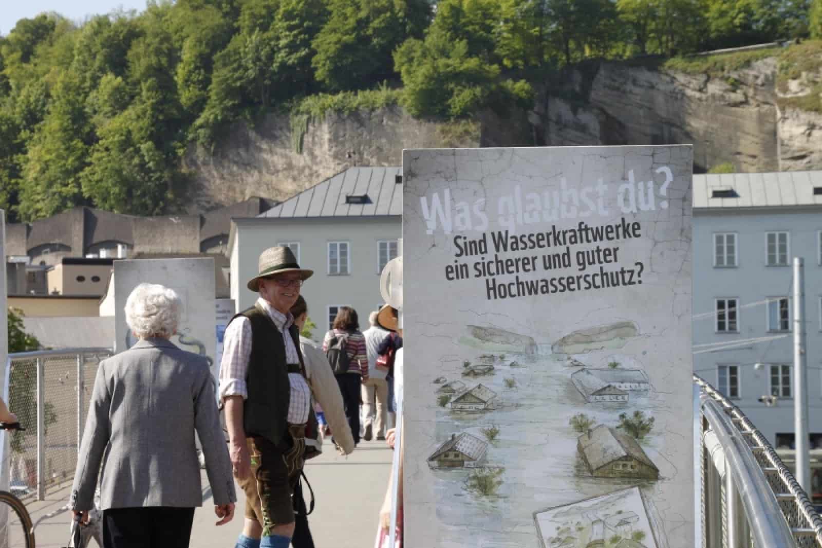 Salzach Wanderausstellung mythos wasserkraft, © by © WWF Salzach Wanderausstellung mythos wasserkraft, © by © WWF