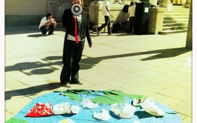 Kampagnen-Auftakt in Innsbruck: WWF Jugendgruppe fordert Plastiksackerl freies Österreich