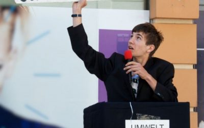 Tour-Aufenthalt in St. Pölten: WWF Jugendgruppe fordert Plastiksackerl freies Österreich