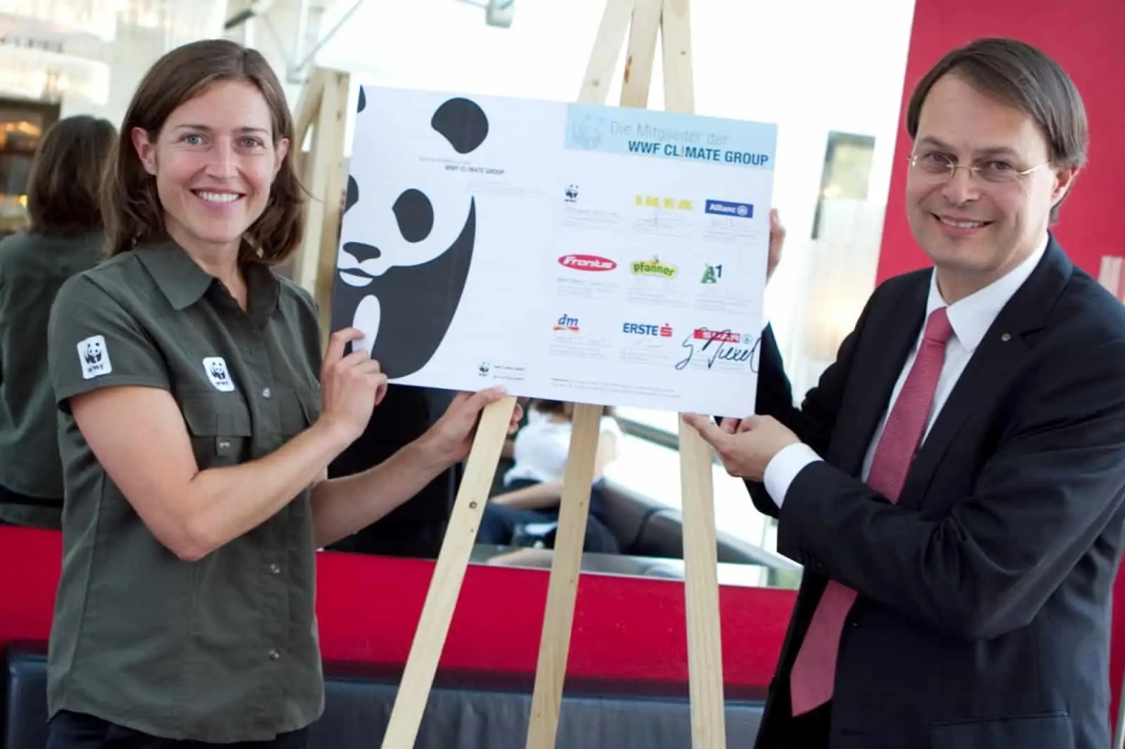 Unterzeichnung WWF Climate Group Charta