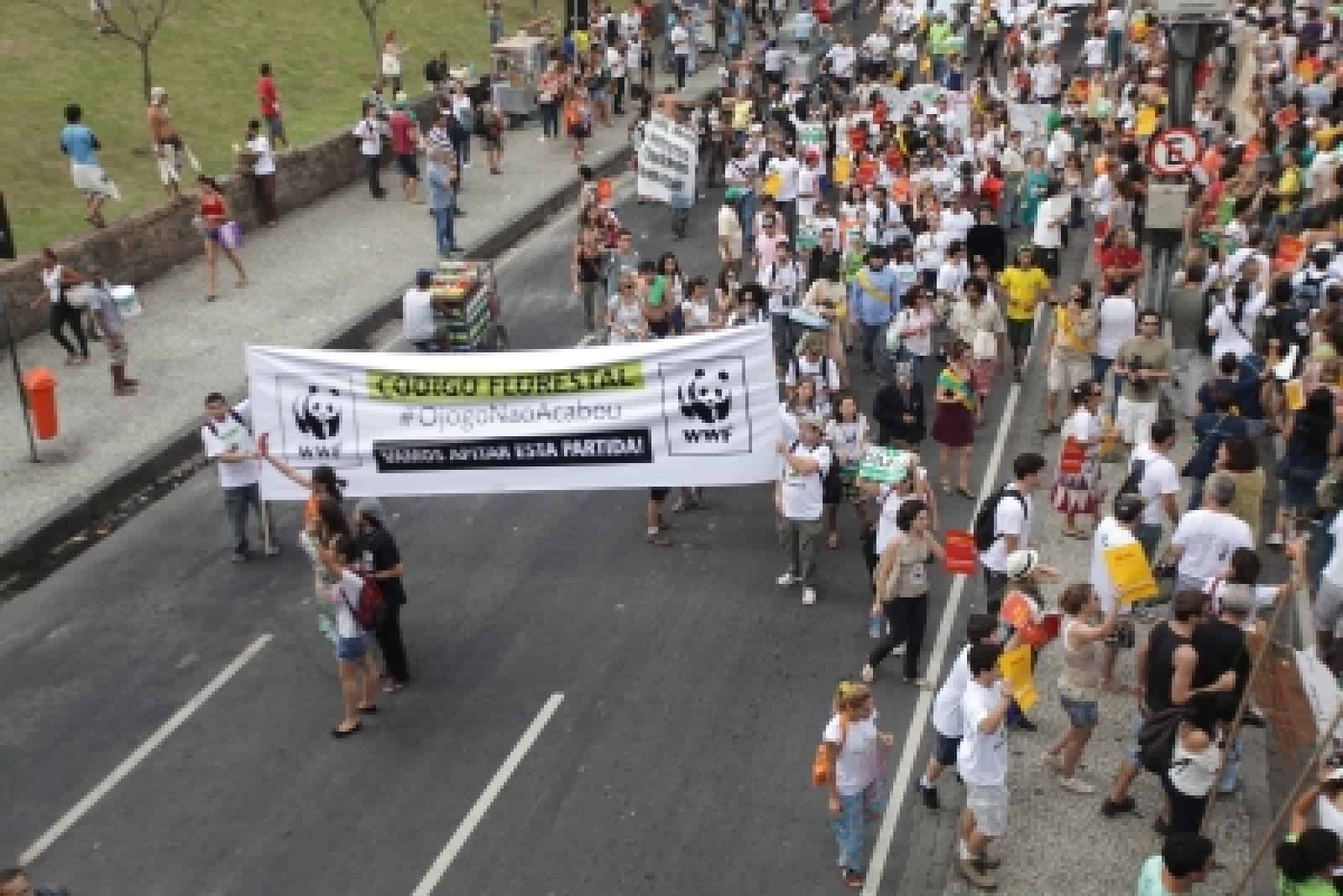 March for appealing to Dilma Rousseff, © by WWF/Marco Sarti March for appealing to Dilma Rousseff, © by WWF/Marco Sarti