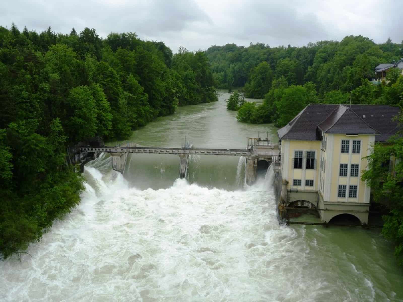 Hochwasser 2013, Traunfall Dresselbrunn OÖ