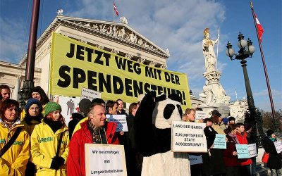 Spendenabsetzbarkeit: Natur und Umwelt müssen jetzt auf Prölls Liste!