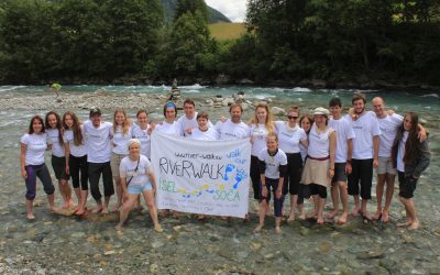 Riverwalker wandern für den Schutz der Isel