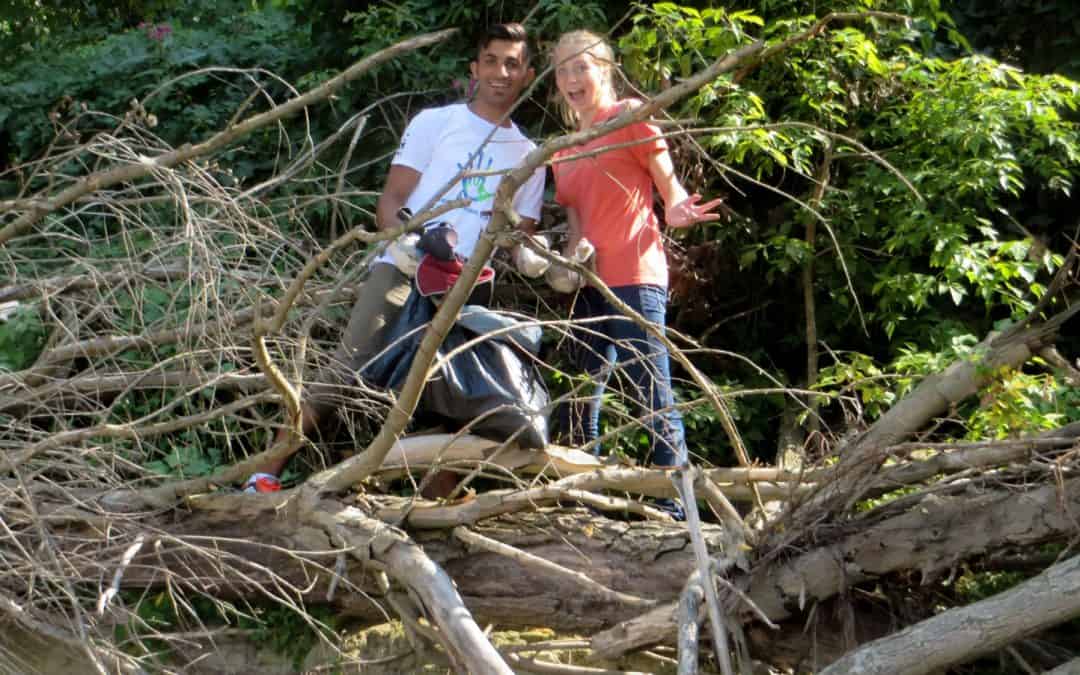 Danube Clean up 2015: WWF Jugendgruppe räumt die Donau auf