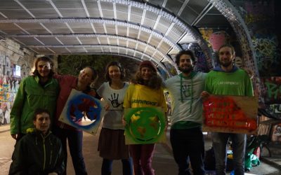 Graffitis für die Weltklimakonferenz