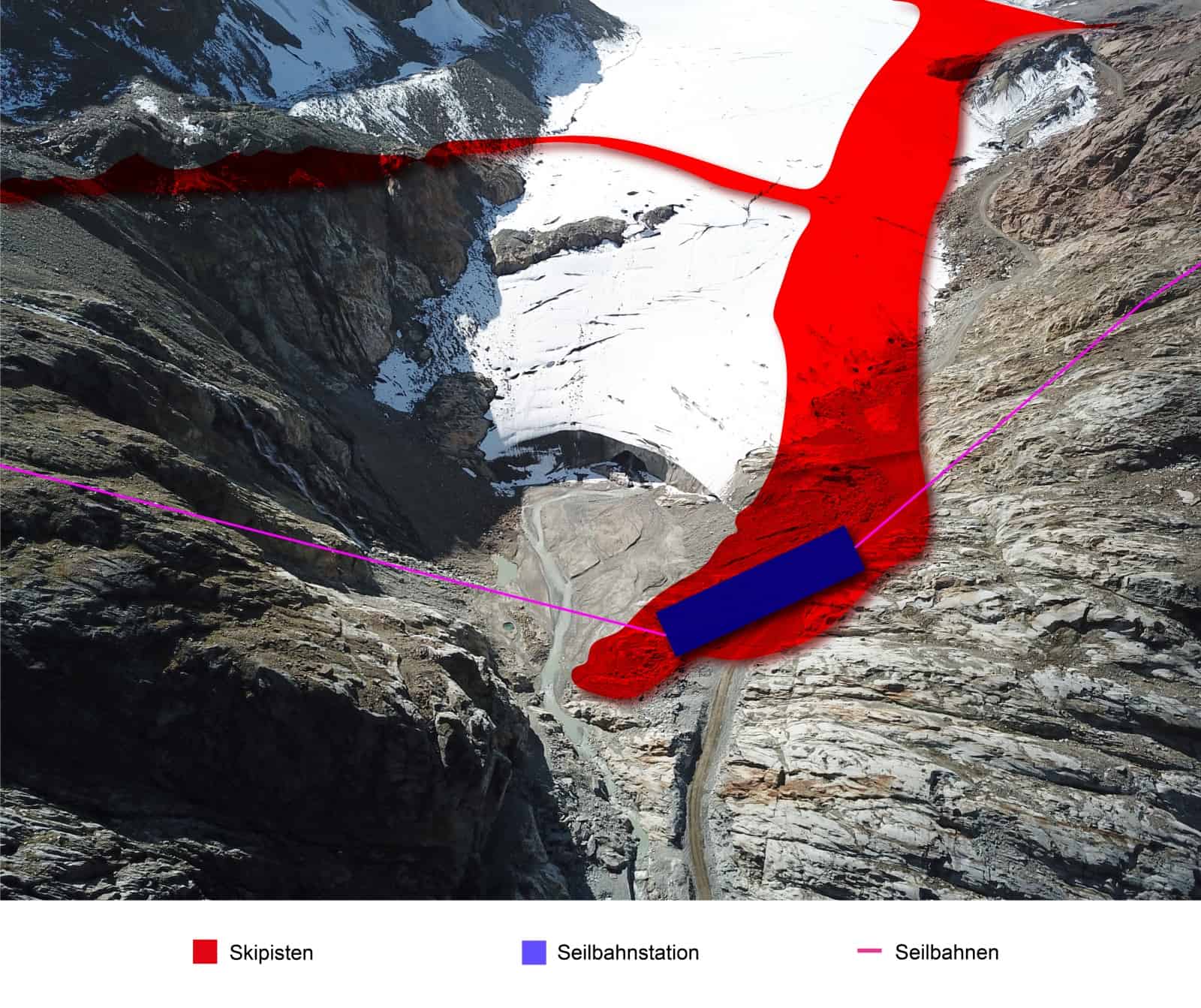 Visualisierung Mittelbergferner, © by WWF Österreich Visualisierung Mittelbergferner, © by WWF Österreich