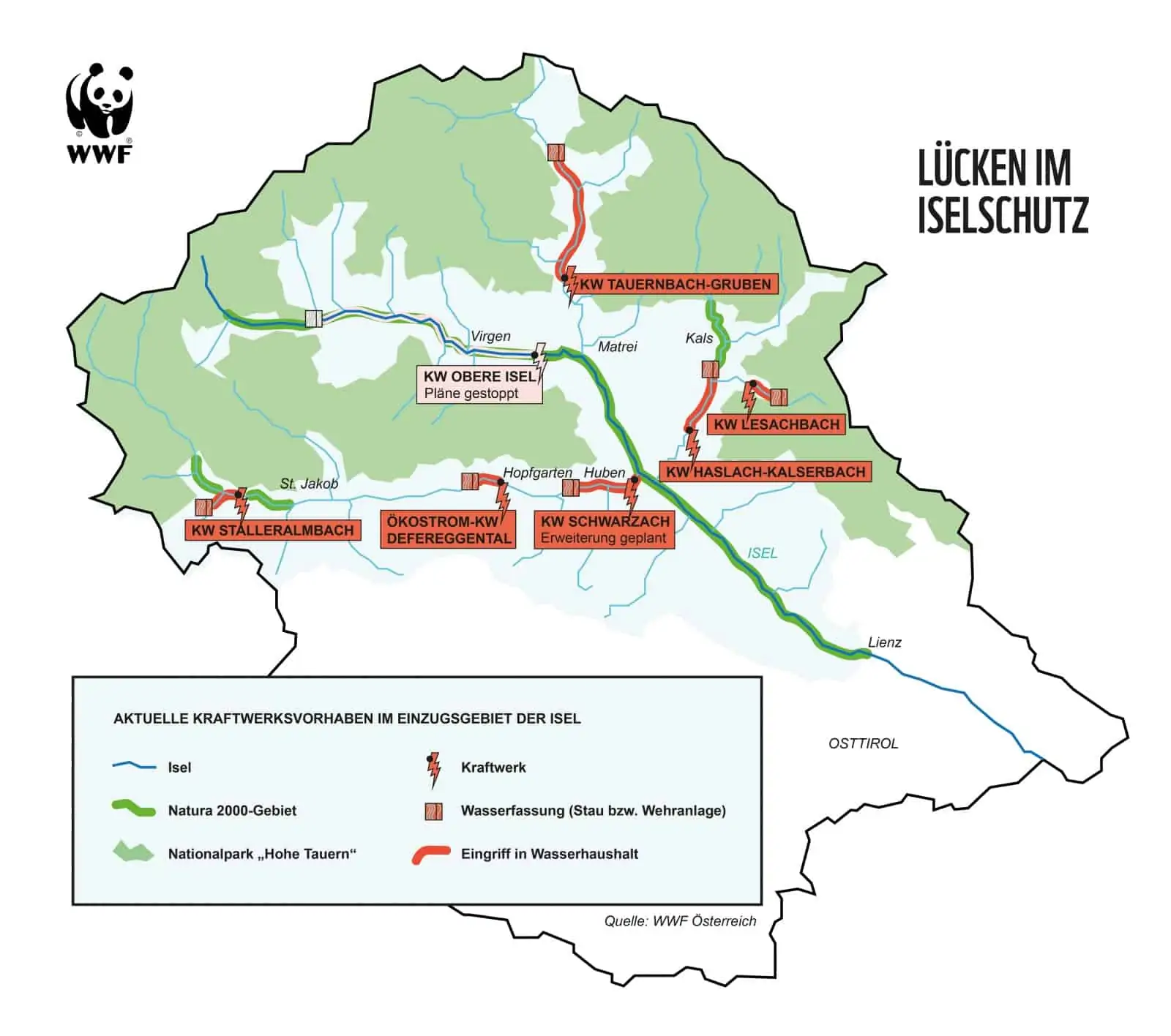 Lücken Im Iselschutz, © by WWF Lücken Im Iselschutz, © by WWF