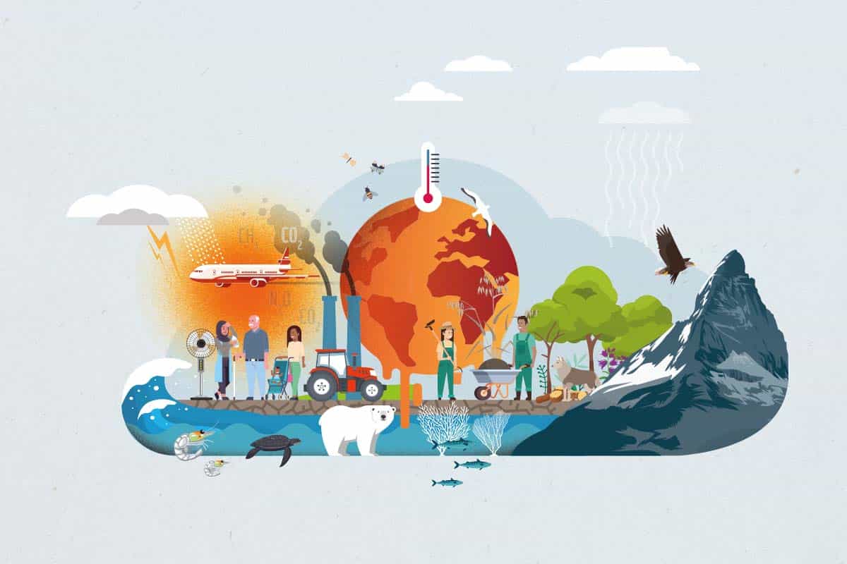 Klimafolgen (c)WWF-AT Klimafolgen Grafik