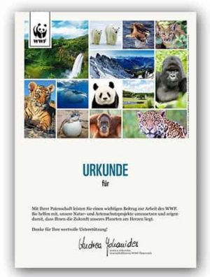 WWF-Urkunde