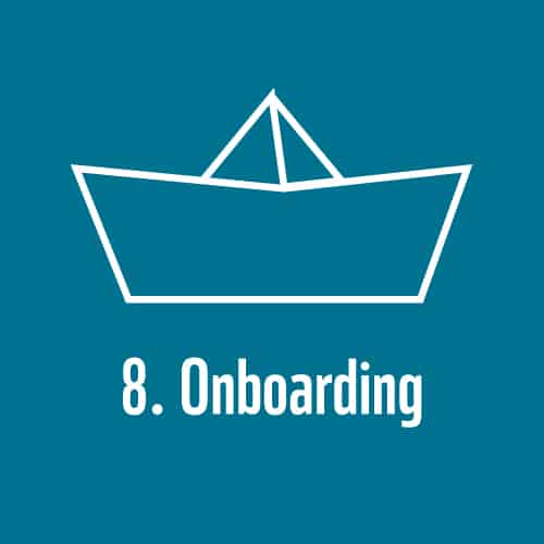Schritt 8: Onboarding