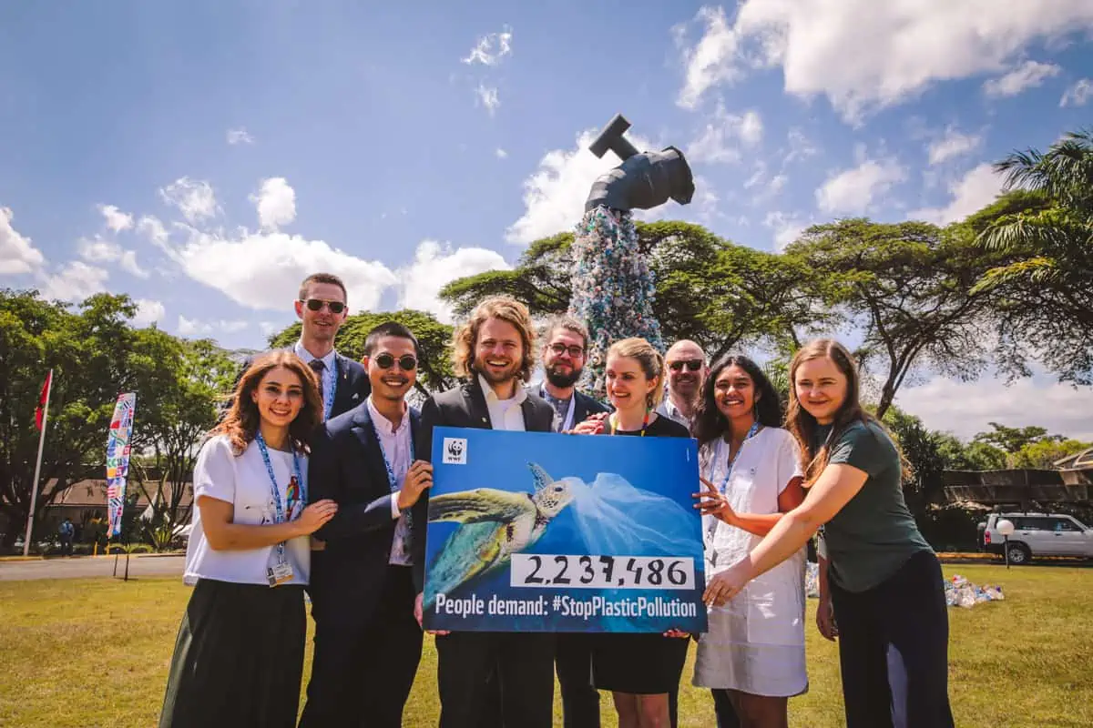 UNEA 5.2: Feier Plastikpetition UNEA 5.2: Feier Plastikpetition