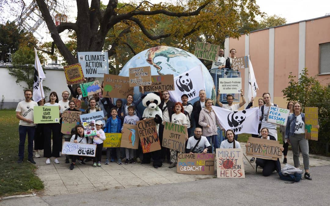 WWF Österreich und Generation Earth: “Klimaschere schließen!”