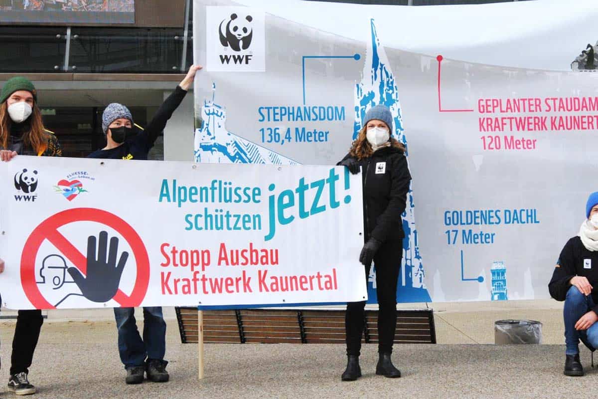 Protestaktion Kraftwerk Kaunertal (c) Anton Vorauer