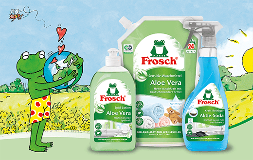Frosch-Gewinnspiel: Aus alt wird neu Frosch-Gewinnspiel: Aus alt wird neu